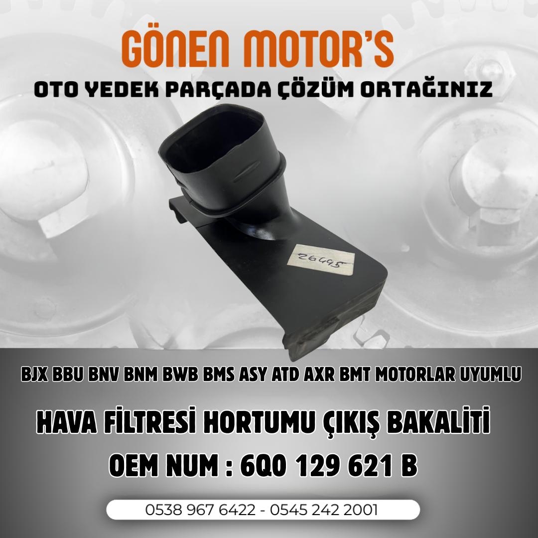 191 - VW Hava Filtre Hortumu Çıkış Bakaliti | 6Q0 129 621 B